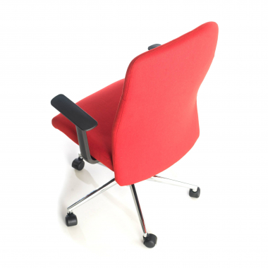 cadeira de escritorio vermelho smith tecido bracos fixos 7