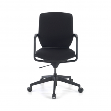 cadeira giratoria preto cadeira de escritorio tecido bracos fixos 3