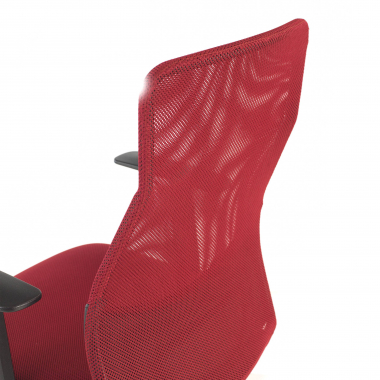 cadeira de escritorio vermelho miami malha mesh bracos fixos 6