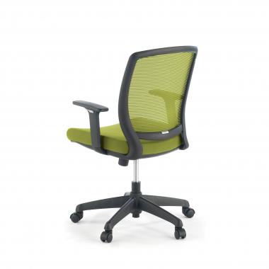 cadeira giratoria verde cadeira estrutura negra malha mesh bracos regulaveis 1d 8