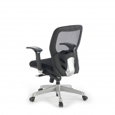 cadeira home office preto sem apoio de cabeca malha mesh bracos regulaveis 3d apoio lombar 8