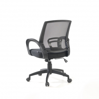 cadeira de secretaria para criancas preto canton malha mesh bracos fixos 7