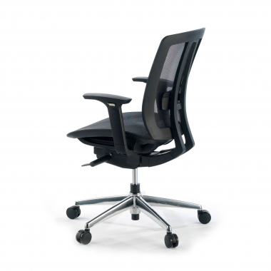 cadeira home office preto sem apoio de cabeca red malha mesh bracos regulaveis 4d apoio lombar 9