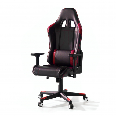 cadeira gaming vermelho cadeira de escritorio pele sintetica bracos regulaveis 3d 8