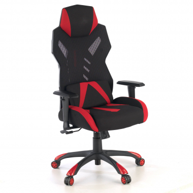 cadeira gaming vermelho fenix malha mesh bracos regulaveis 3d 1