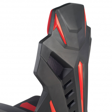 cadeira gaming vermelho fenix malha mesh bracos regulaveis 3d 5