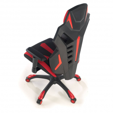 cadeira gaming vermelho fenix malha mesh bracos regulaveis 3d 9