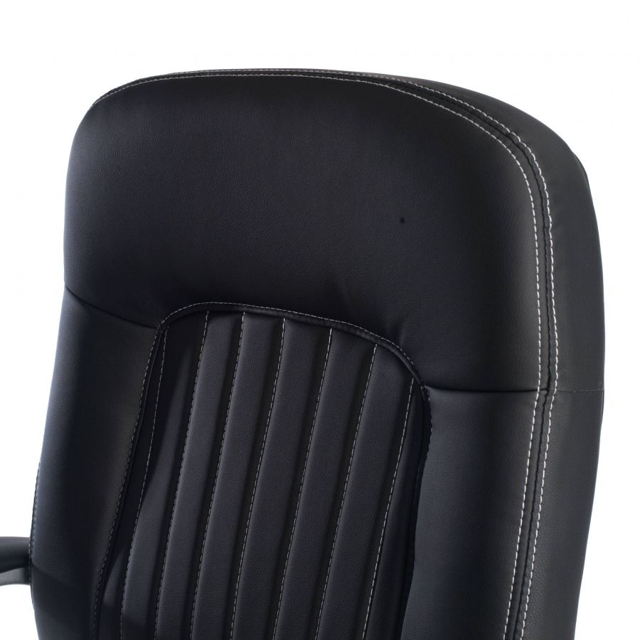 Cadeira de Computador Lisboa, braços estofados, eco-couro
