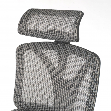 cadeira ergonomica cinza focus malha mesh bracos regulaveis 3d apoio lombar 9