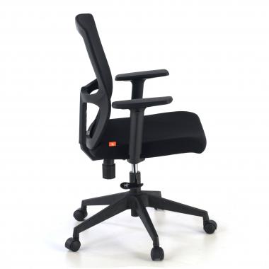 cadeira giratoria preto pivot malha mesh bracos regulaveis 1d 7
