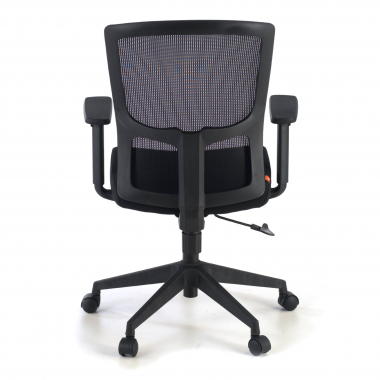 cadeira giratoria preto pivot malha mesh bracos regulaveis 1d 8