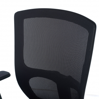 cadeira giratoria preto pivot malha mesh bracos regulaveis 1d 4