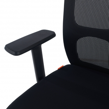 cadeira giratoria preto pivot malha mesh bracos regulaveis 1d 5