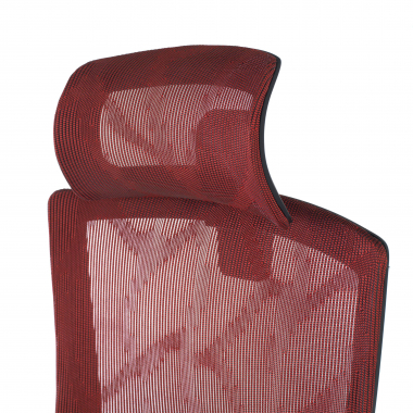 cadeira ergonomica vermelho winter malha mesh bracos regulaveis 3d apoio lombar duplo apoio de cabeca 8