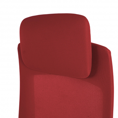 cadeira ergonomica branco vermelho estrutura branca tecido bracos regulaveis 3d 6
