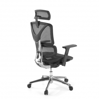 cadeira ergonomica preto focus malha mesh bracos regulaveis 3d apoio lombar 9