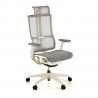Cadeira Ergonômica com Apoia Cabeças Enjoy white, Mecanismo Syncro