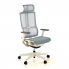 Cadeira Ergonômica com Apoia Cabeças Enjoy white, Mecanismo Syncro