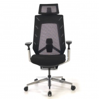 Cadeira Executiva Ergonómica Horyzon, modelo premium, braços 4D