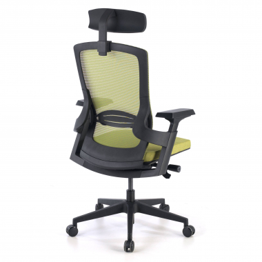 cadeira ergonomica verde wagner malha mesh bracos regulaveis 3d apoio lombar 9