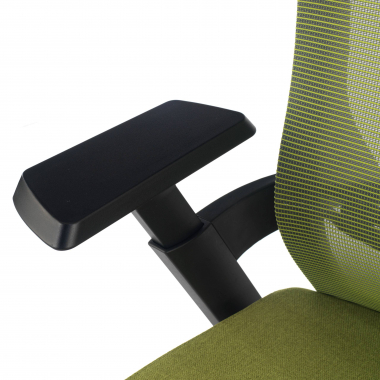 cadeira ergonomica verde wagner malha mesh bracos regulaveis 3d apoio lombar 7