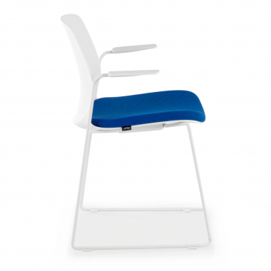 cadeira sala de espera branco azul cadeira com bracos tecido bracos fixos 4