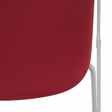 cadeira sala de espera branco vermelho cadeira com bracos tecido bracos fixos 8