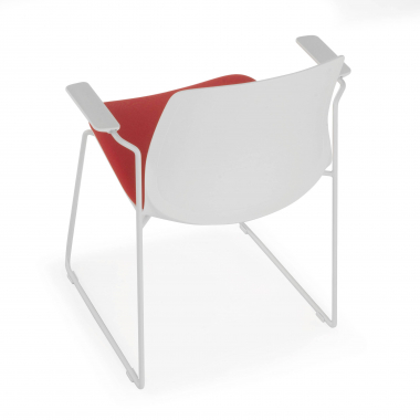 cadeira sala de espera branco vermelho cadeira com bracos tecido bracos fixos 6