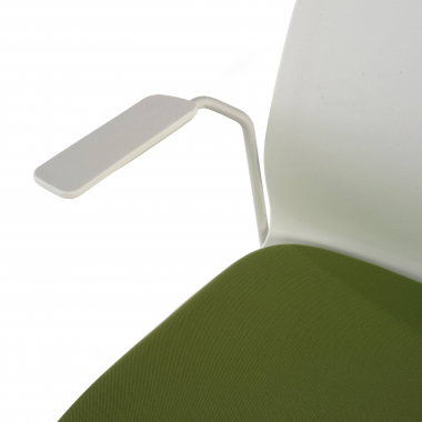 cadeira sala de espera branco verde cadeira com bracos tecido bracos fixos 5