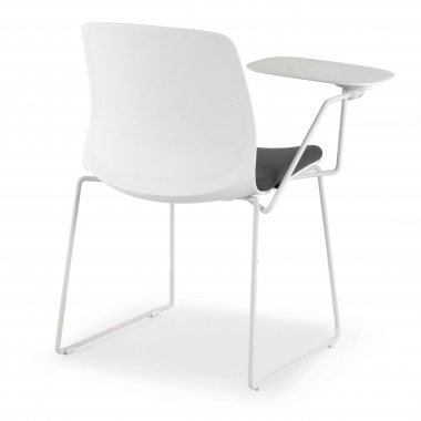 cadeira com palmatoria branco cinzento cadeira com mesa de escrita tecido sem bracos 7