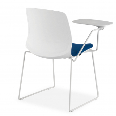 cadeira com palmatoria branco azul cadeira com mesa de escrita tecido sem bracos 8