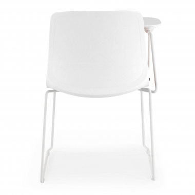 cadeira com palmatoria branco vermelho cadeira com mesa de escrita tecido sem bracos 8