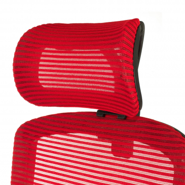 cadeira de escritorio vermelho lake malha mesh bracos regulaveis 1d apoio lombar apoio de cabeca 5