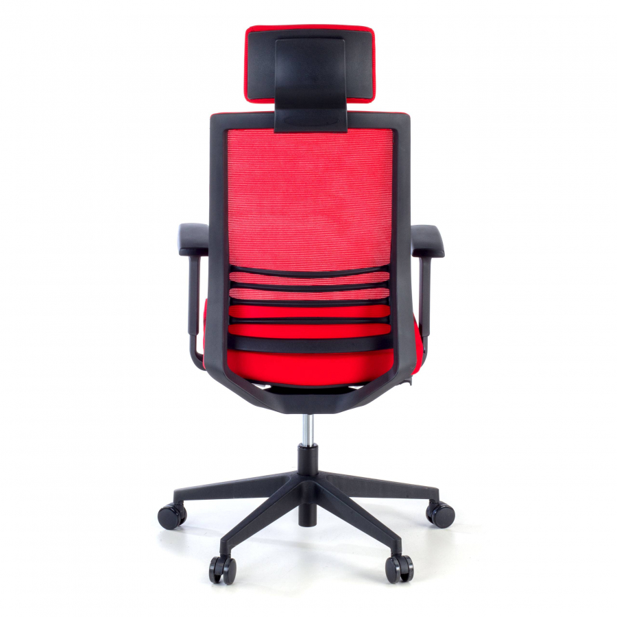 Cadeira de Escritório Magnum com apoio de cabeça, rede
