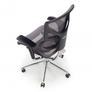 cadeira ergonomica cinza next2 sem reposacabecas malha mesh bracos regulaveis 4d apoio lombar duplo 8