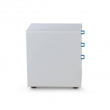 bloco de gavetas branco azul zole 7