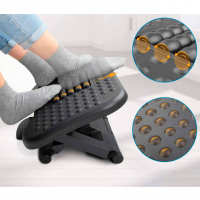Apoio de pés ergonómico para escritório Erghos-Pro, efeito de massagem