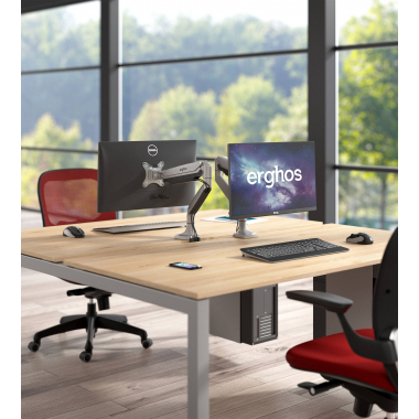 suporte para monitor aluminio erghos 2