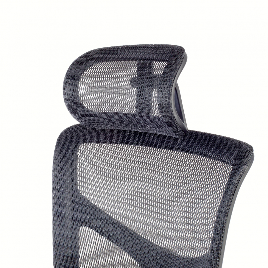Cadeira executiva ergonómica Erghos1, modelo premium, com apoia cabeças