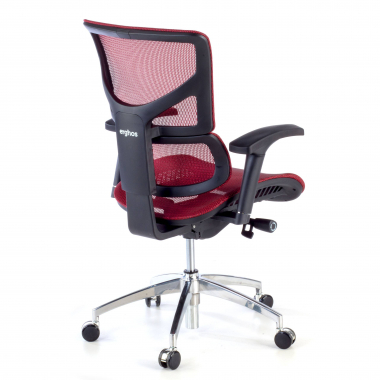 cadeira ergonomica vermelho next1 sem apoio de cabeca malha mesh bracos regulaveis 4d apoio lombar duplo 9