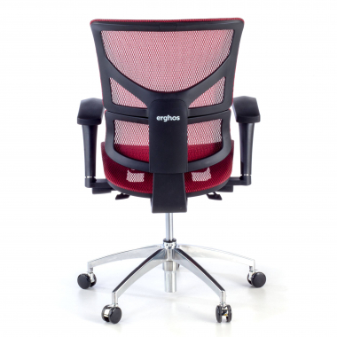 cadeira ergonomica vermelho next1 sem apoio de cabeca malha mesh bracos regulaveis 4d apoio lombar duplo 6