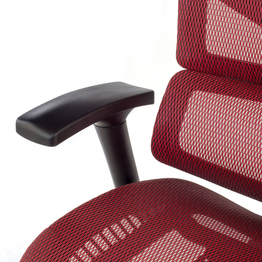 Cadeira executiva ergonómica Erghos1, apoios de braço ajustáveis em 4D