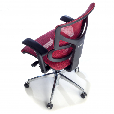 cadeira ergonomica vermelho next1 sem apoio de cabeca malha mesh bracos regulaveis 4d apoio lombar duplo 7
