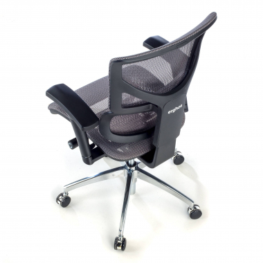 cadeira ergonomica cinza next1 sem apoio de cabeca malha mesh bracos regulaveis 4d apoio lombar duplo 9
