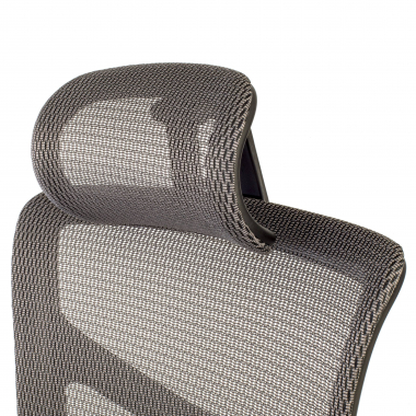 cadeira ergonomica cinza next2 com apoio de cabeca malha mesh bracos regulaveis 4d apoio lombar apoio de cabeca 8