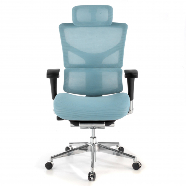 Cadeira executiva ergonómica Erghos3, modelo premium Teshion, com apoio de cabeça