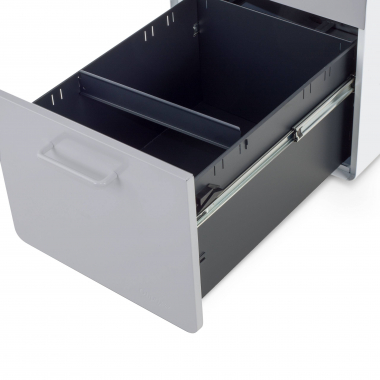bloco de gavetas branco cinzento zole 7