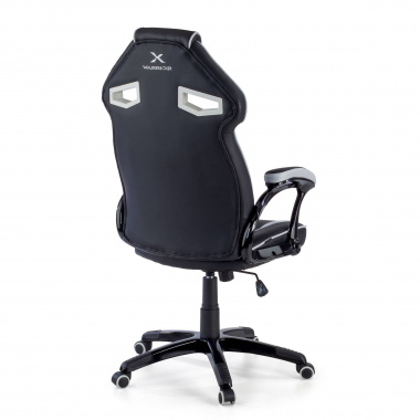 cadeira gaming branco ecopiel pele sintetica bracos fixos 4