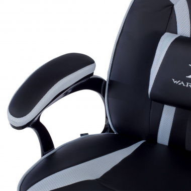 cadeira gaming branco ecopiel pele sintetica bracos fixos 7