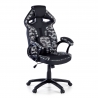 Cadeira Gaming Warrior, apoio lombar, camuflagem